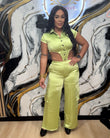 LIGHT GREEN SET (TOP & PANTALON)
