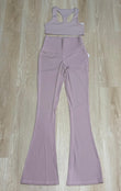 LOVELY GYM SET (TOP & FLARE PANTS)