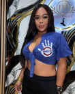 URBAN SHIRT TOP (BLUE)
